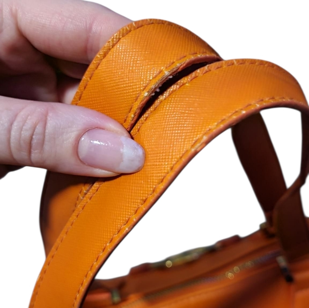 IMAN Bright Orange Tote Bag - Picture 10 of 13